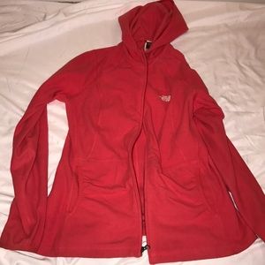 North face zip up hoodie